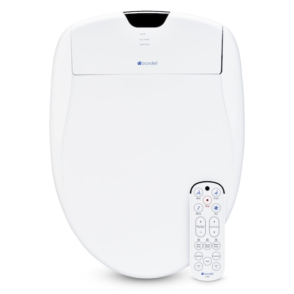 Brondell Swash 1400 Luxury Bidet Toilet SeatElongated, White S1400EW